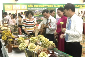 Trưng bày và triển lãm thành tựu ngành dừa tại Hội thảo khoa học  ngành dừa “Bến Tre phát triển xanh và bền vững hướng tới net zero”