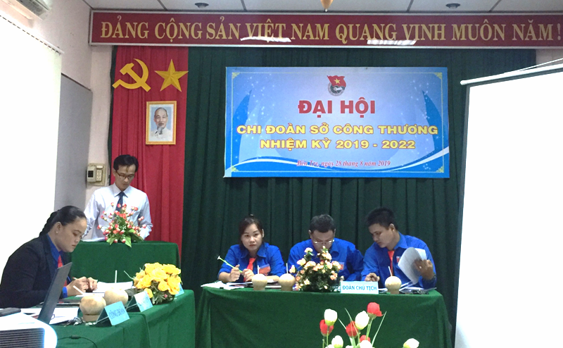 Đại hội Chi đoàn Sở Công Thương nhiệm kỳ 2019-2022