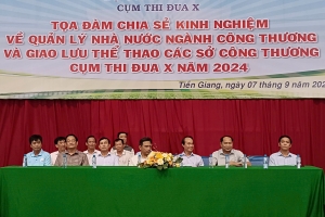 Tọa đàm chia sẻ kinh nghiệm và giao lưu thể thao Cụm Thi đua X  ngành Công Thương năm 2024